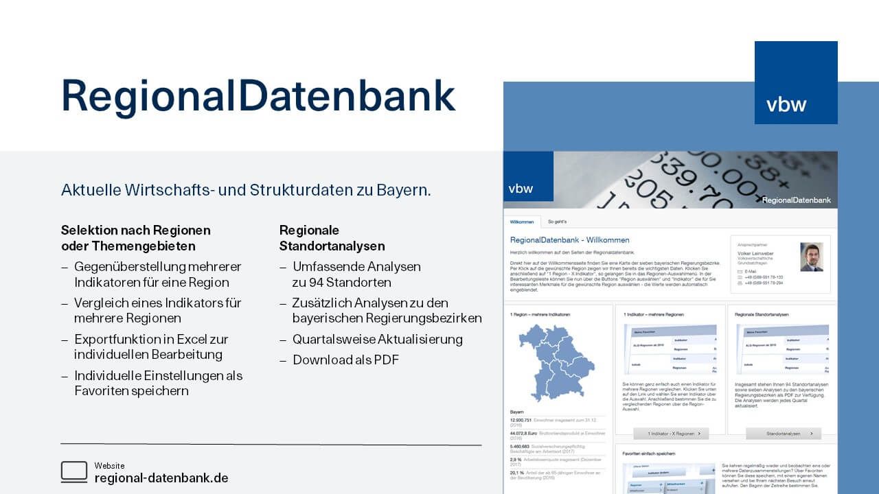 Die wichtigsten Fakten zur vbw