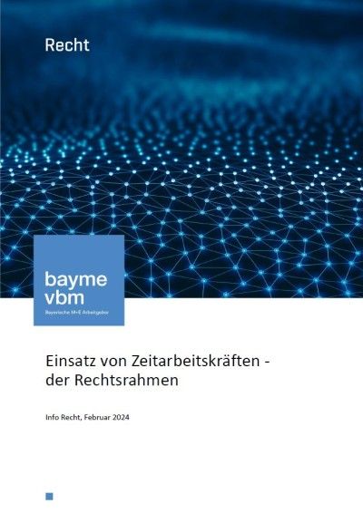 Einsatz von Zeitarbeitskräften – der Rechtsrahmen