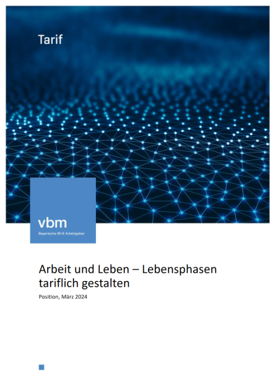 Arbeit und Leben – Lebensphasen tariflich gestalten Arbeit und Leben – Lebensphasen tariflich gestalten
