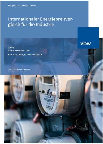 Internationaler Energiepreisvergleich für die Industrie