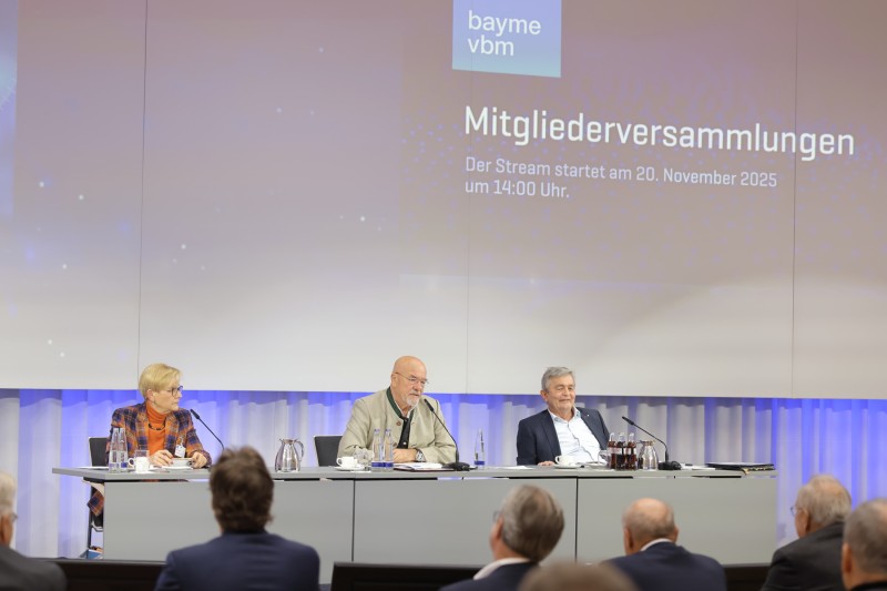 bayme vbm Präsident Wolfram Hatz im Amt bestätigt