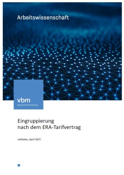 Eingruppierung nach dem ERA-Tarifvertrag Eingruppierung nach dem ERA-Tarifvertrag