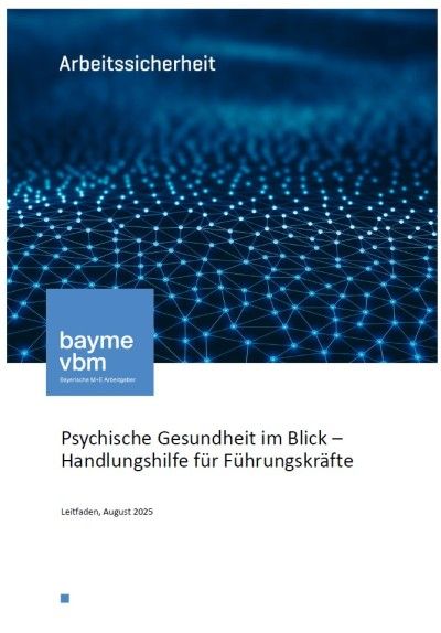 Psychische Gesundheit im Blick – Handlungshilfe für Führungskräfte
