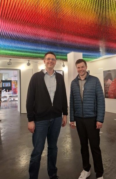 Die Referenten: Alexander Lips und Bastian Sielaff (rechts)