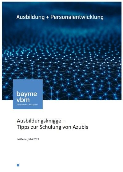 Ausbildungsknigge – Tipps zur Schulung von Auszubildenden Ausbildungsknigge – Tipps zur Schulung von Auszubildenden