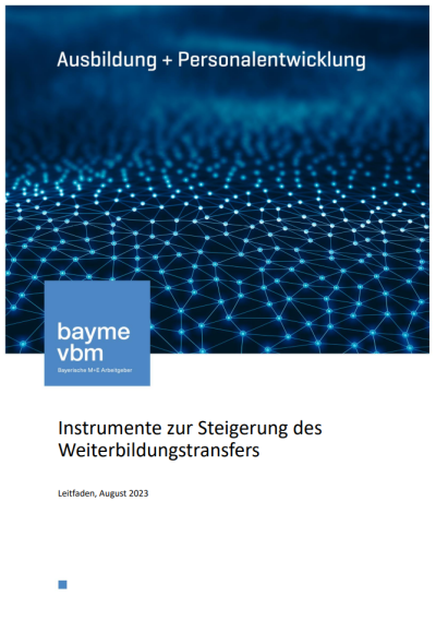 Instrumente zur Steigerung des Weiterbildungstransfers