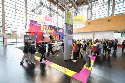 bayme vbm sind wieder auf der Messe BERUFSBILDUNG mit einem Stand vertreten.