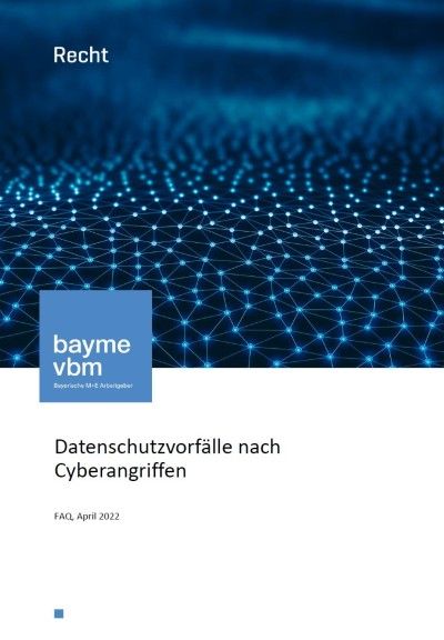 Datenschutzvorfälle nach Cyberangriffen Datenschutzvorfälle nach Cyberangriffen