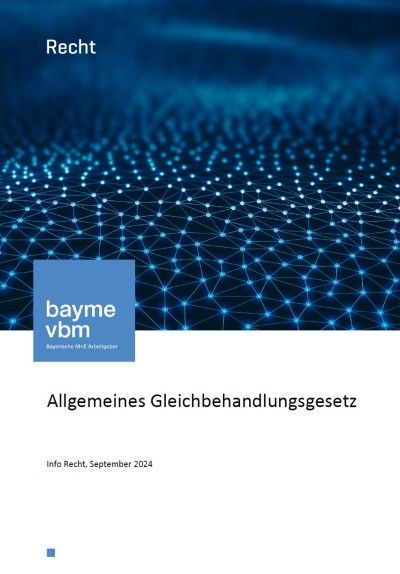 Allgemeines Gleichbehandlungsgesetz Allgemeines Gleichbehandlungsgesetz