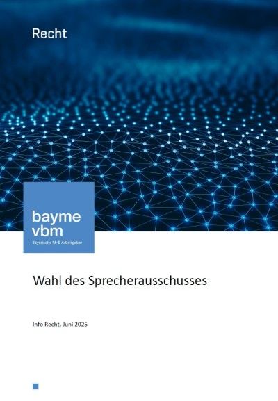 Wahl des Sprecherausschusses Wahl des Sprecherausschusses