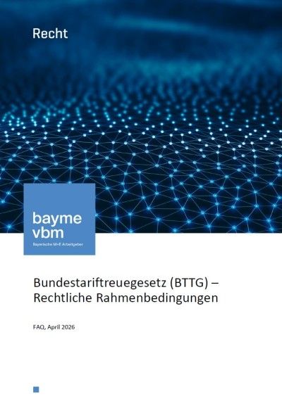 Bundestariftreuegesetz (BTTG) – Rechtliche Rahmenbedingungen