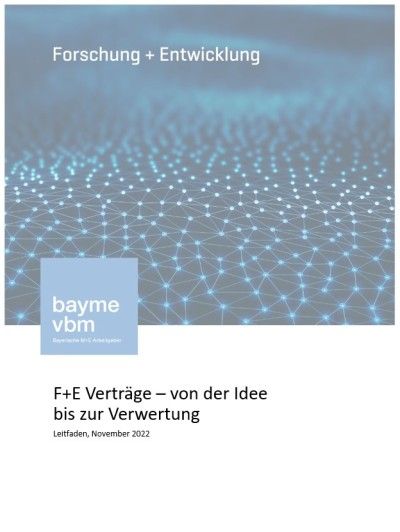 F+E Verträge – von der Idee bis zur Verwertung