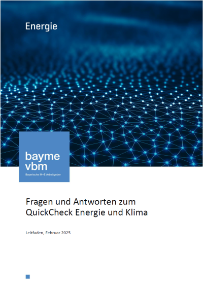 Fragen und Antworten zum QuickCheck Energie und Klima