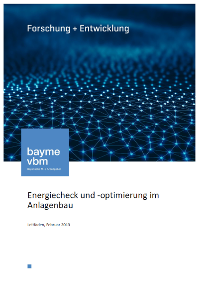 Energiecheck und -optimierung im Anlagenbau