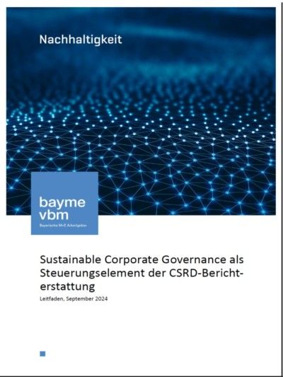 Sustainable Corporate Governance als Steuerungselement der CSRD-Berichterstattung Sustainable Corporate Governance als Steuerungselement der CSRD-Berichterstattung