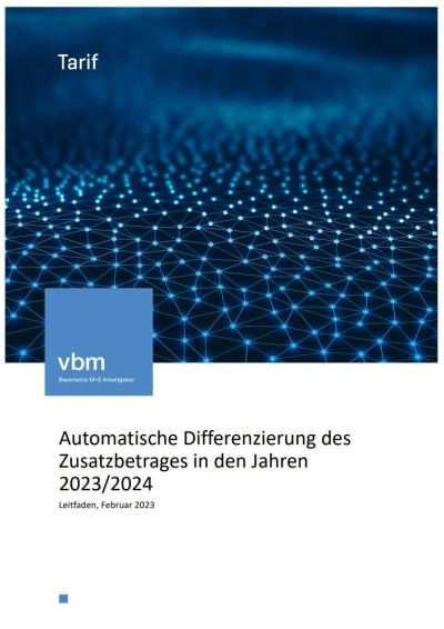 Automatische Differenzierung des Zusatzbetrages in den Jahren 2023 / 2024 Automatische Differenzierung des Zusatzbetrages in den Jahren 2023 / 2024
