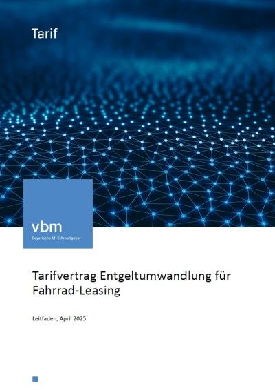 Tarifvertrag Entgeltumwandlung für Fahrrad-Leasing Tarifvertrag Entgeltumwandlung für Fahrrad-Leasing