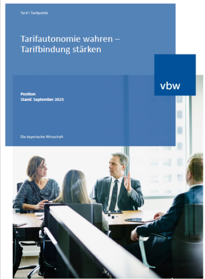 Tarifautonomie wahren – Tarifbindung stärken