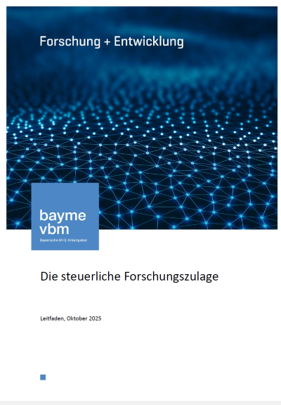 Die steuerliche Forschungszulage Die steuerliche Forschungszulage