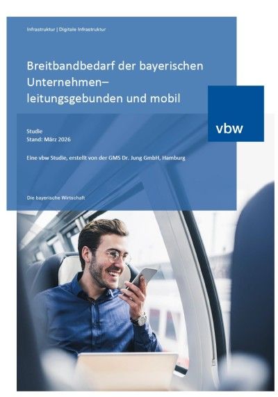 Breitbandbedarf der bayerischen Unternehmen – leitungsgebunden und mobil