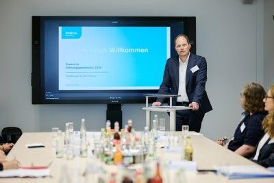 Begrüßung bei der Diehl Metering GmbH