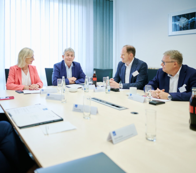 Gesprächsrunde der Projektbeteiligten